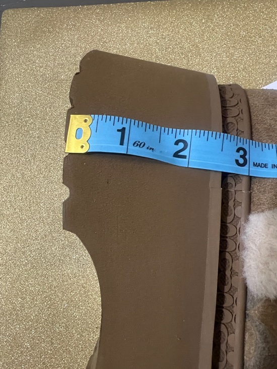 BNIB Coach Women’s Platform Christina Slip on Bootie with Shearling-Trim - Picture 14 of 17